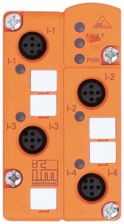 ifm electronic ClassicLine Серия I/O модуль, 4 порта, Шинная система AS Interface