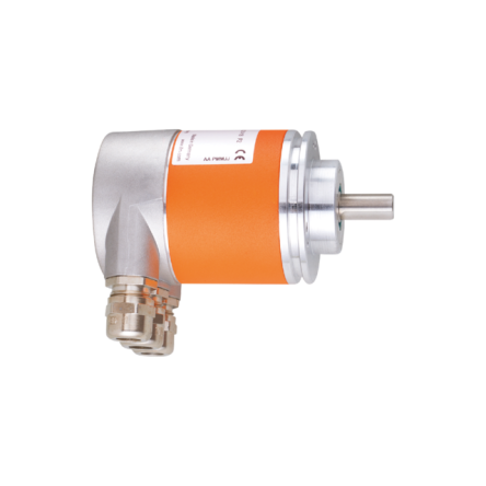 ifm electronic RM3 Серия Абсолютный энкодер 30V dc, 8192 импульсов на оборот, бинарный сигнал, тип с твердым валом, 10 мм