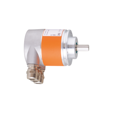 ifm electronic RN7 Серия Абсолютный энкодер 30 В DC, 8192 импульса на оборот, Бинарный сигнал, Твердый вал, 10 мм