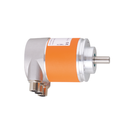 ifm electronic RM3 Серия Абсолютный энкодер 30V dc, 8192 импульсов на оборот, бинарный сигнал, тип с твердым валом, 10 мм