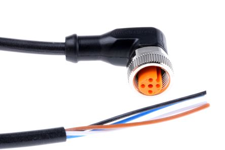 ifm electronic Женский 4-х контактный M12 к незавершенному кабелю датчика/привода, 2 m