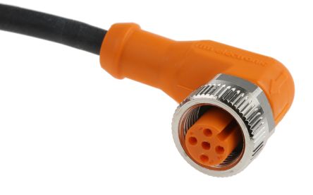 ifm electronic Женский 4-проводной M12 к незавершенному свободному концу датчика привода, 2 м