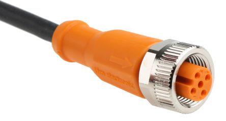 ifm electronic Женский 4-проводной M12 к незавершенному свободному концу датчика привода, 2 м