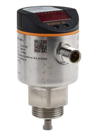 ifm electronic датчик уровня Электронный датчик уровня, винтовой, фторэластомер, политетрафторэтилен, корпус нержавеющая сталь