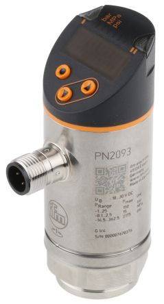 ifm electronic Датчик давления серии PN, PNP NO/NC, Аналоговый выход -1 бар, Относительное значение 25 бар