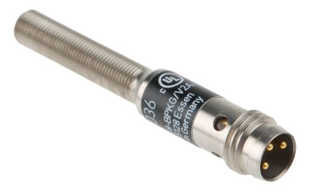 ifm electronic IY5036 Резьбовой барабанный датчик приближения, M5 x 0.5 PNP IY5036 36V 0.8 мм 36 V dc 100 mA