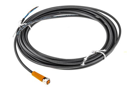 ifm electronic Женский 3-проводной прямой к датчику привода, 5 м