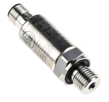 ifm electronic Датчик давления серии PT, Аналоговый выход 0 бар, Относительное значение 6 бар
