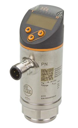 Датчик давления ifm electronic серии PN, аналоговый, PNP NO/NC выход 0 бар, относительное значение 1 бар