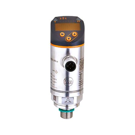 ifm electronic PN Серия Датчик давления, Аналоговый, PNP NO/NC Выход 0 бар, Относительное значение 400 бар