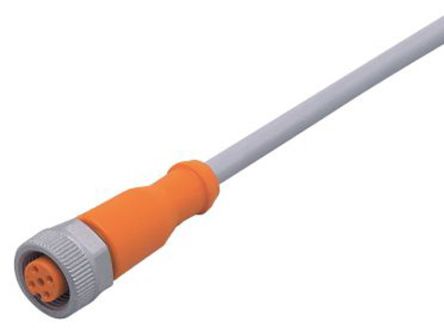ifm electronic Кабель датчика привода, женский 4-х сторонний M12 к незавершенному, 10 m