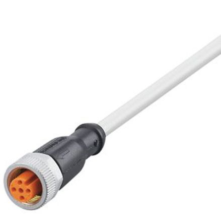 ifm electronic Женский 4-канальный M12 кабель для привода/датчика без разъема, 5 м