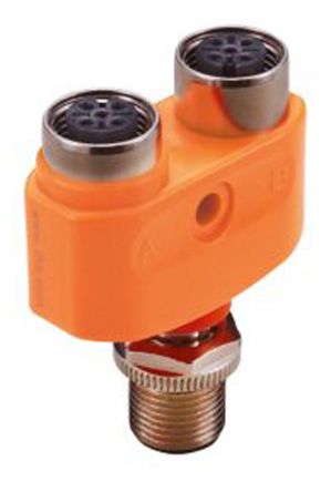 ifm electronic Круглый разъем адаптер M12 Женский M12 Женский