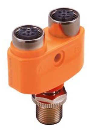ifm electronic Круглый разъем адаптер M12 Женский M12 Женский