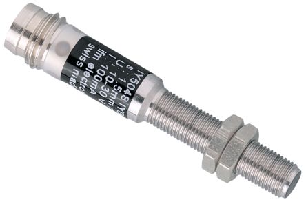 ifm electronic IY5048 Резьбовой Цилиндр Проксимити Сенсор, M5 x 0.5 PNP IY5048 3V 1.5 мм 30 V dc 100 мА