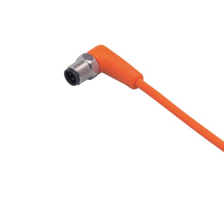 ifm electronic Мужской 1-канальный угловой кабель для датчика привода, неразъемный, 2 м