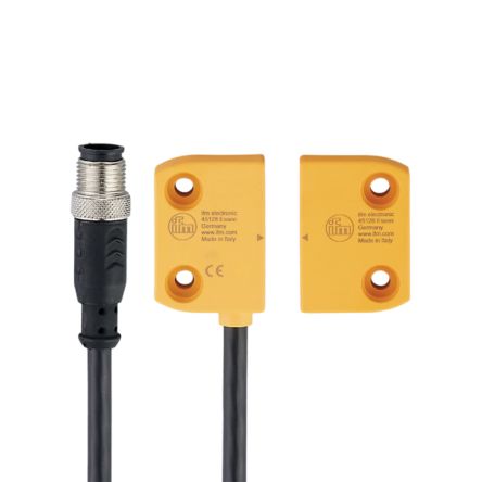ifm electronic MN Серия Магнитный Безопасный Выключатель, Полимерный Корпус, 24 V dc, 2 NO, M12