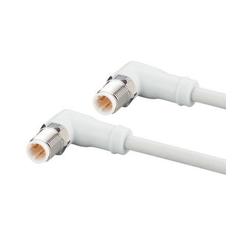 ifm electronic EVF, 1 м Ethernet кабель, серый угловой к мужскому незавершенному, экранированный MPPE оболочка