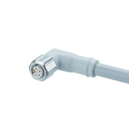 ifm electronic, 50 м 5-жильный силовой кабель, серый модифицированный полифениленовый эфир 100 °C