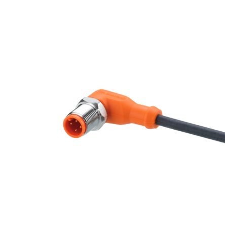 ifm electronic Мужской 1-канальный угловой кабель для датчика привода, неразъемный, 2 м