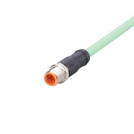ifm electronic Мужской 4-канальный прямой кабель для связи, 10 м