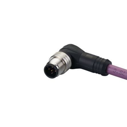 ifm electronic Мужской 1 контактный угловой к неразъемному кабелю привода/датчика, 6 м