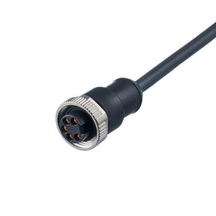 ifm electronic Женский 1-канальный Прямой к Необработанному Кабелю привода/датчика, 2 м