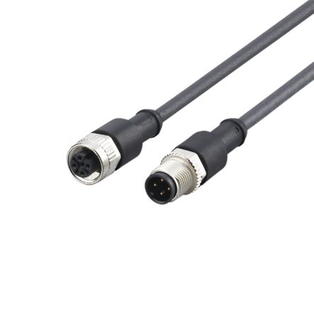 ifm electronic Мужской 1-канальный прямой кабель для привода/датчика, 15 м