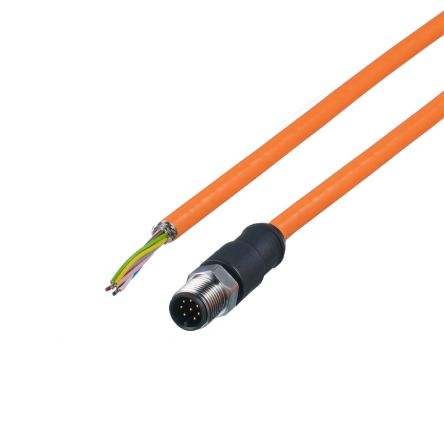 ifm electronic Мужской 1-контактный прямой к незавершенному кабелю привода/датчика, 10 м