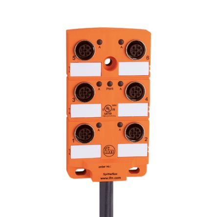ifm electronic EBC Серия Коробка Датчика, 6 Портов, 10 m