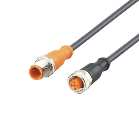 ifm electronic Кабель связи мужской 4-ходовой прямой к женскому 5-ходовому прямому, 0.3 м