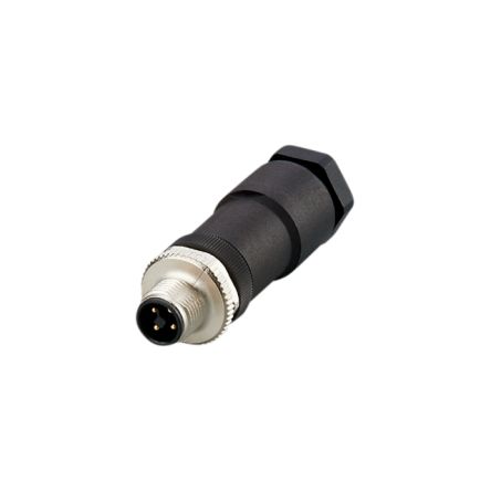 ifm electronic Промышленный круглый разъем, винтовой, M12 разъем, штекер, мужской, IP67, E12 Серия