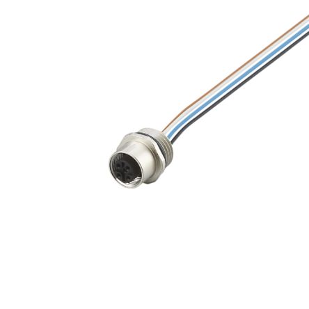 ifm electronic Промышленный круглый разъем, 1 контакт, винтовой, M12 разъем, гнездо, женский, IP68, Серия E
