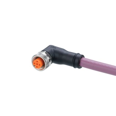 ifm electronic Женский 5-ходовой прямой кабель к женскому 5-ходовому M12, 2 м