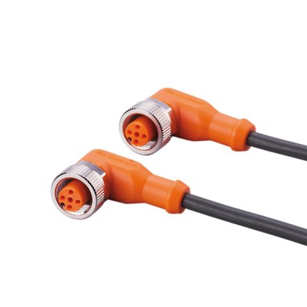 ifm electronic Кабель связи Мужской 4-ходовой прямой к Женскому 5-ходовому M12, 0.8 м