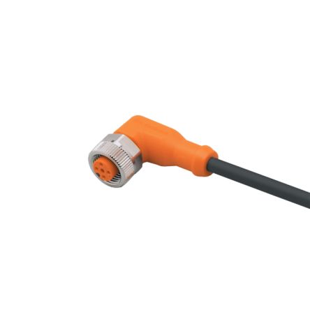 ifm electronic Женский 5-пиновый угловой разъем на Женский 5-пиновый M12 Коммуникационный кабель, 15 m