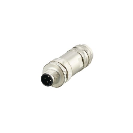 ifm electronic Промышленный круглый разъем, 1 контакт, Винтовой, M12 Разъем, Вилка, Мужской, IP67, E Серия