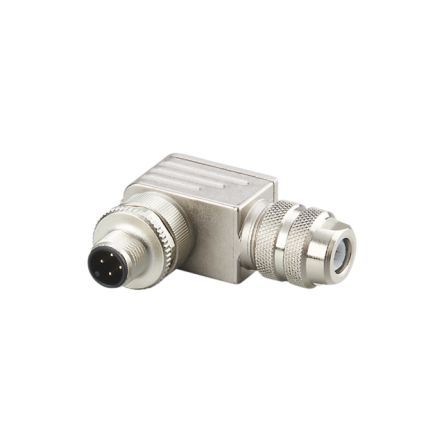 ifm electronic Промышленный круглый разъем, 1 контакт, Винтовой, M12 Разъем, Вилка, Мужской, IP67, E Серия