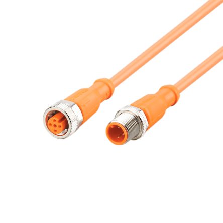 ifm electronic Кабель связи Мужской 5-пиновый Прямой к Женскому 5-пиновому Прямому, 0.3 м