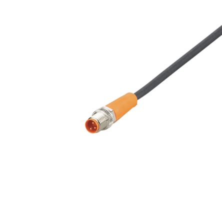 ifm electronic Мужской 3-х контактный прямой к Женскому 3-х контактному прямому коммуникационному кабелю, 4 м