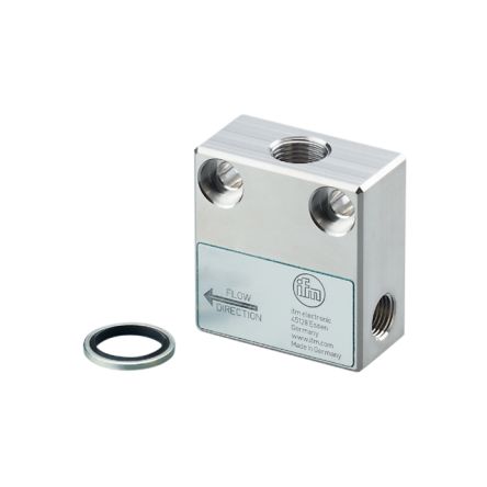 ifm electronic, E404 Серия адаптер аксессуары для датчиков для использования с малыми объемами потока, RoHS, стандарт EAC