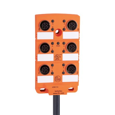 ifm electronic EBC Серия Коробка Датчика, 6 Портов, 10 m