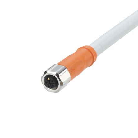 ifm electronic 2 m 5-жильный силовой кабель, серый полиуретан 90 °C