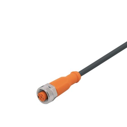 ifm electronic Женский 5-ходовой Прямой к Женскому 5-ходовому Прямой коммуникационный кабель, 0.6 м