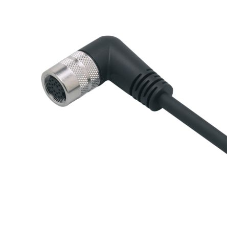 ifm electronic Женский 1-проводной угловой к Неподключенному Неподключенному Кабелю Привода/Датчика, 5 м