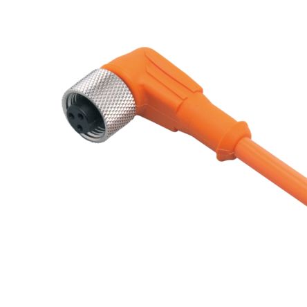ifm electronic Женский 1 контактный угловой к неоконченному кабелю привода/датчика, 2 м