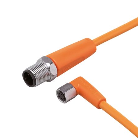 ifm electronic Кабель датчика привода Male 1 way Straight к Female 1 way M8, 2.5 м