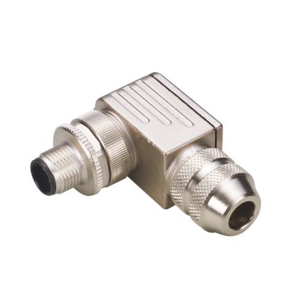 ifm electronic Промышленный круглый разъем, 1 контакт, Винтовой, M12 Разъем, Вилка, Мужской, IP67, E Серия