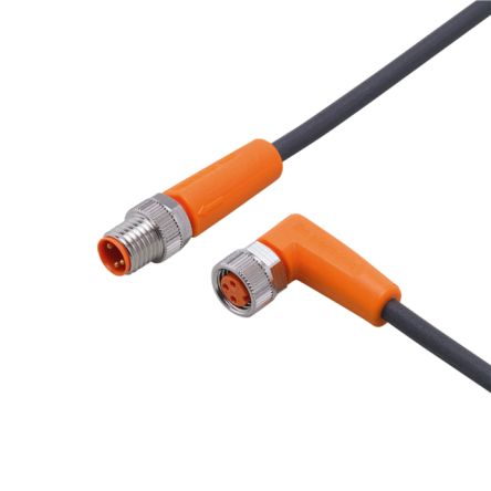 ifm electronic Мужской 3-х контактный прямой к женскому 3-х контактному кабелю M8, 0.6 м