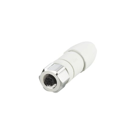 ifm electronic Круглый разъём, 1 контакт, кабель, M12 разъём, гнездо, женский, IP67, IP68, IP69K, серия EVF